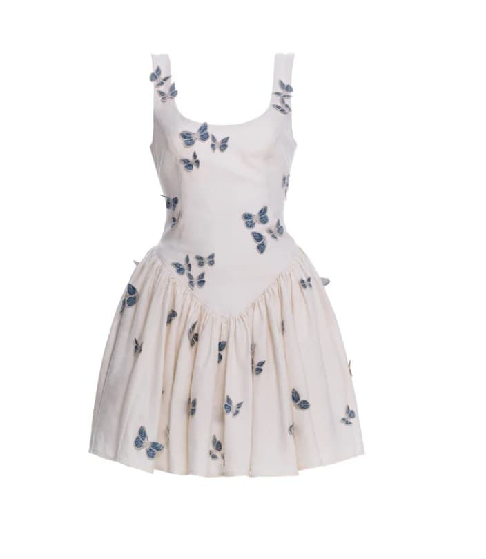 AGUA BENDITA PLUMA LYMANOPODA MINI DRESS - Image 1