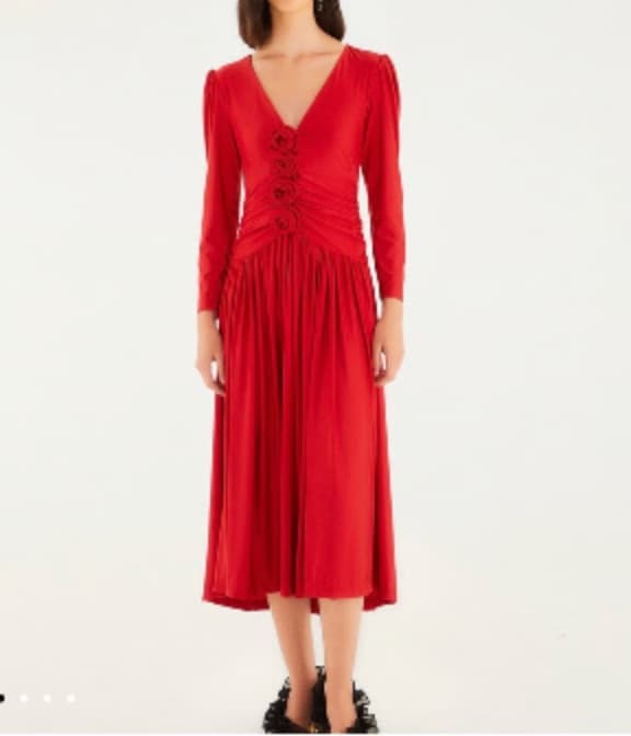Farm Rio Rose Long Sleeve Dress - Image 2