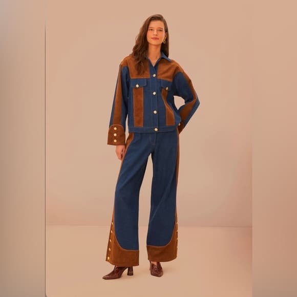 Farm Rio Western Denim Set - Image 1