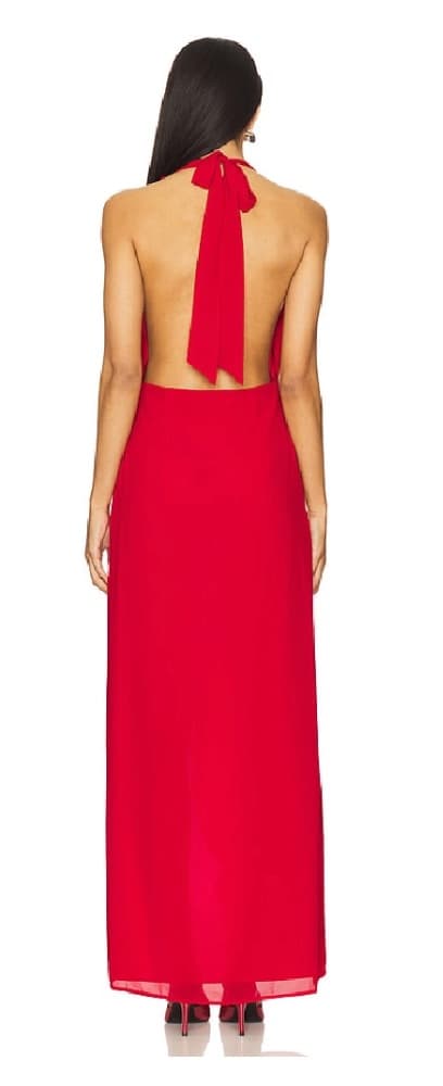 Revolve Red Maxi Dress - Image 3
