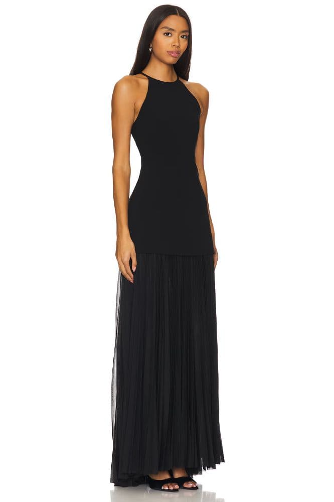 ALC Lana Black Pleated Gown - Image 2