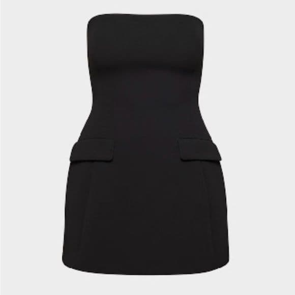 Aritzia Strapless Black Minidress - Image 1