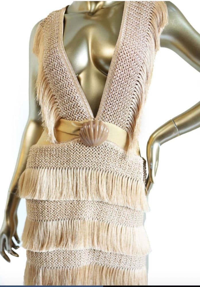 Patbo Fringe Dress - Image 3