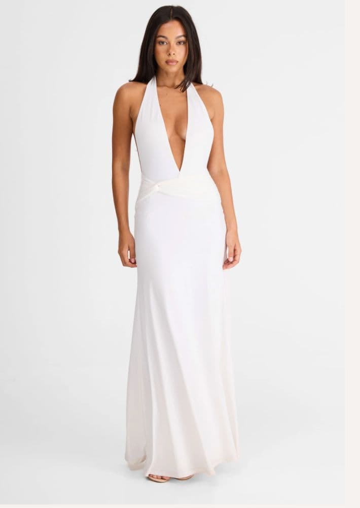 Antoinette Maxi Dress White - Image 1