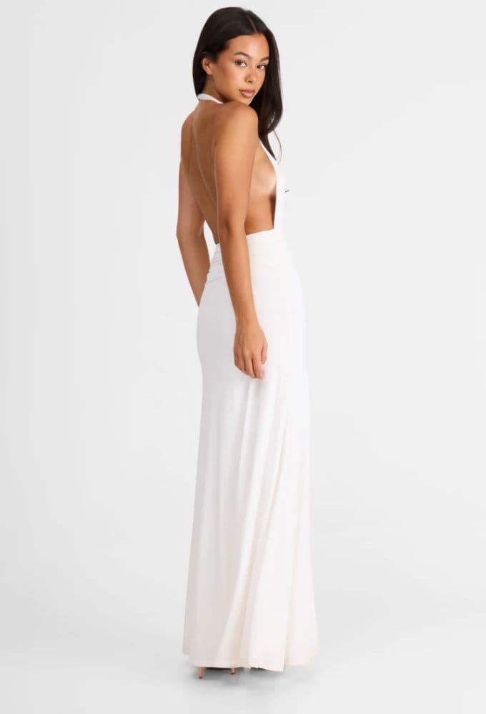 Antoinette Maxi Dress White - Image 4