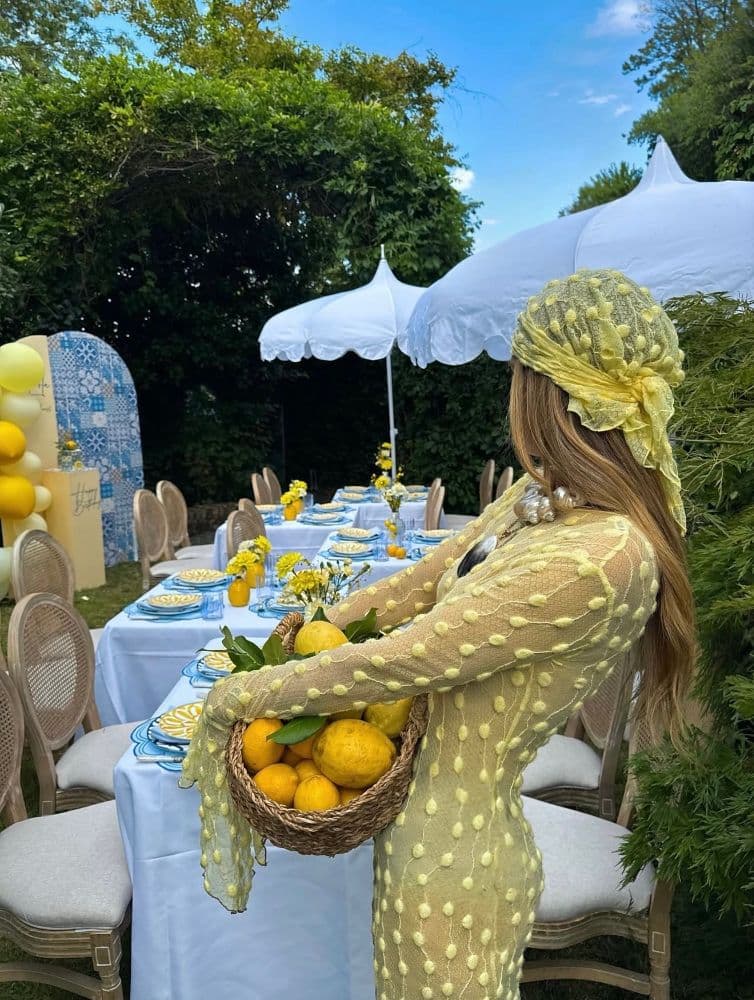 💛Viral Marfa Istanbul Yellow Lace Dress - Image 2