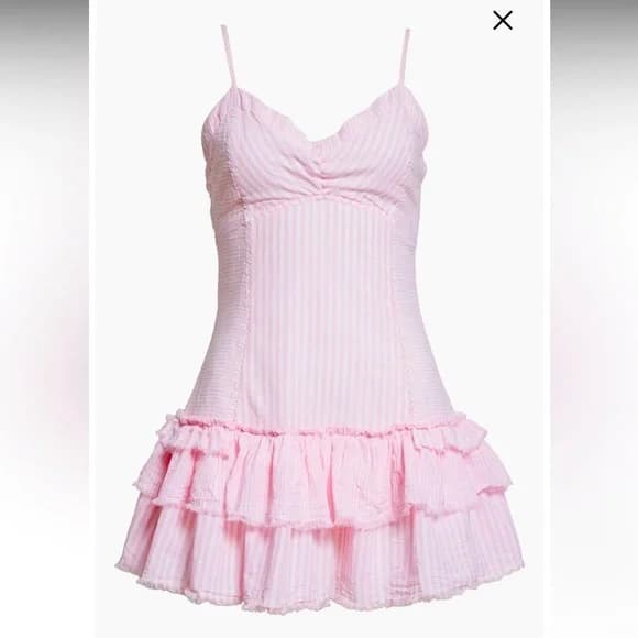 LoveShackFancy Arleigh Stripe Mini Cotton Sundress - Image 2