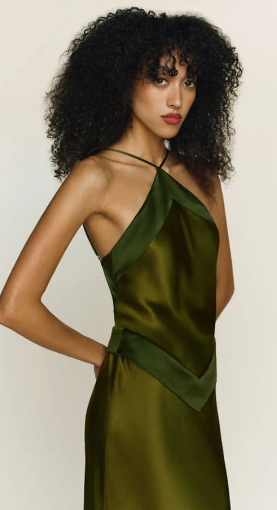 Reformation Jillian Silk Dress - Image 2