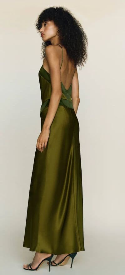 Reformation Jillian Silk Dress - Image 1