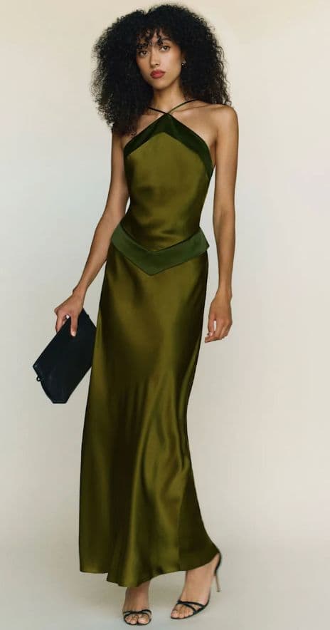Reformation Jillian Silk Dress - Image 3