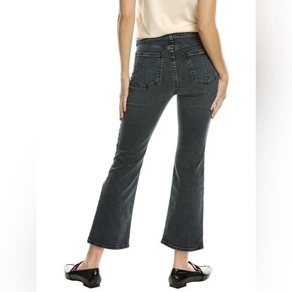 Rag & Bone Nina Ziggy High-Rise Ankle Flare Jean (Size 26) - Image 2