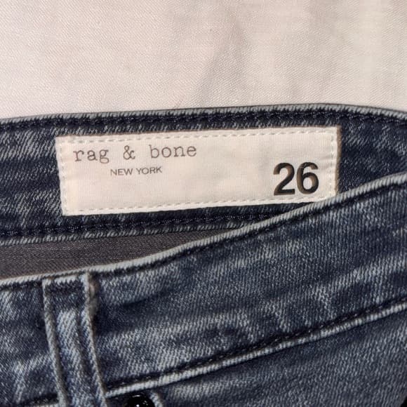 Rag & Bone Nina Ziggy High-Rise Ankle Flare Jean (Size 26) - Image 3
