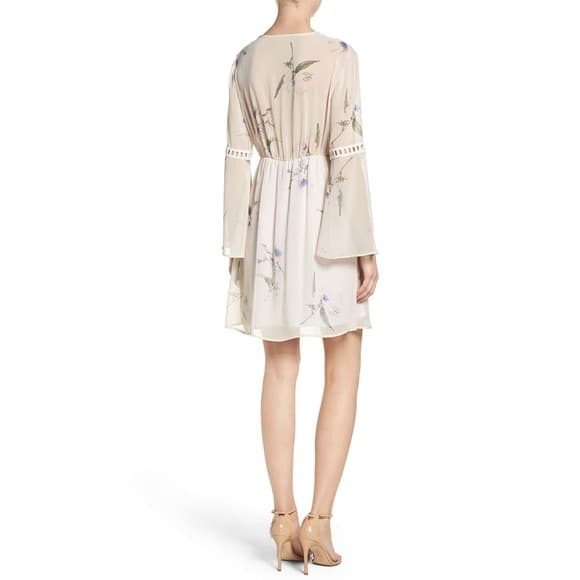 NWT Fraiche by J Floral Chiffon Blouson Dress - Image 4