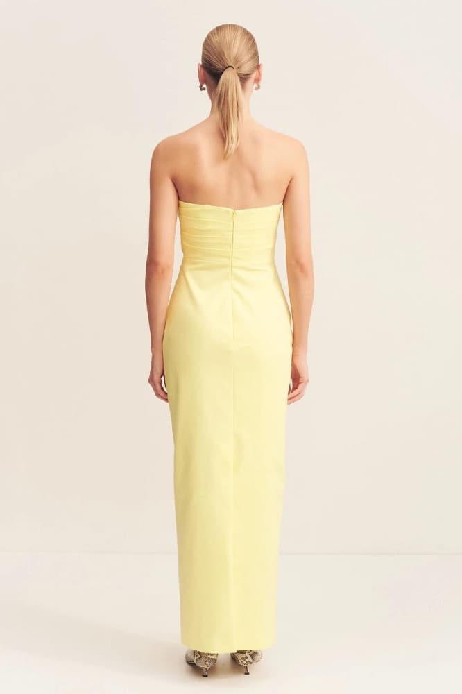 Shona Joy Lani Strapless Draped Maxi Dress - Image 3