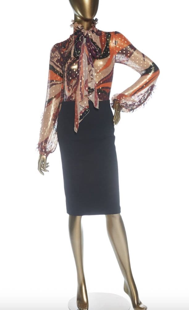 Emilio Pucci Printed Button-up Blouse - Image 1