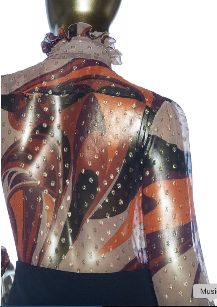 Emilio Pucci Printed Button-up Blouse - Image 4