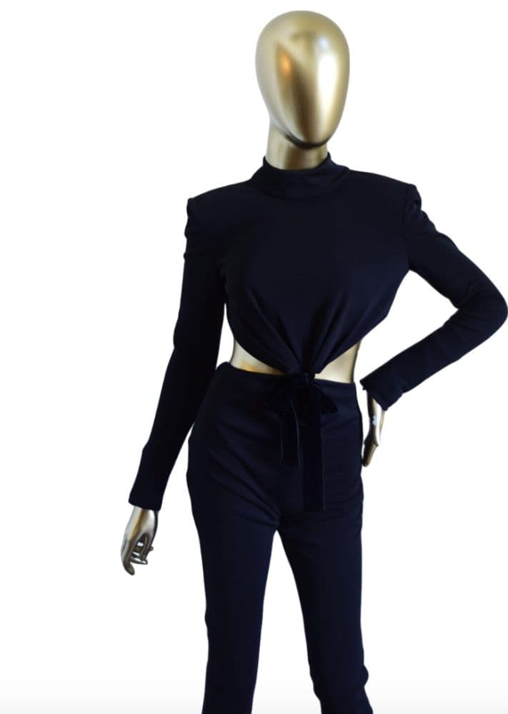 Tom Ford Long Sleeve Open Back Jumpsuit - Image 4
