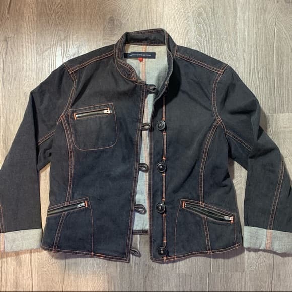 French Connection Denim Jacket size 10 - Image 1