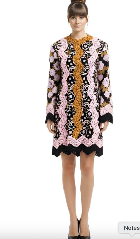 Giambattista Valli Guipure Lace A-line Dress - Image 2