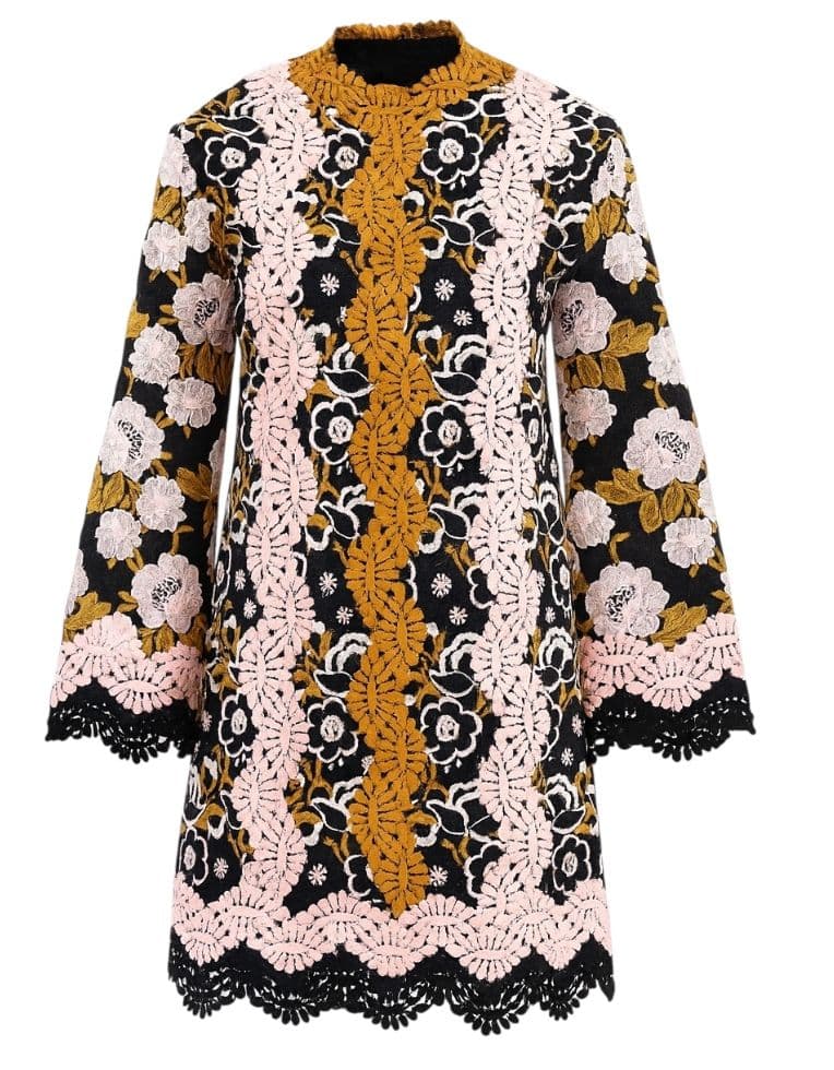 Giambattista Valli Guipure Lace A-line Dress - Image 1