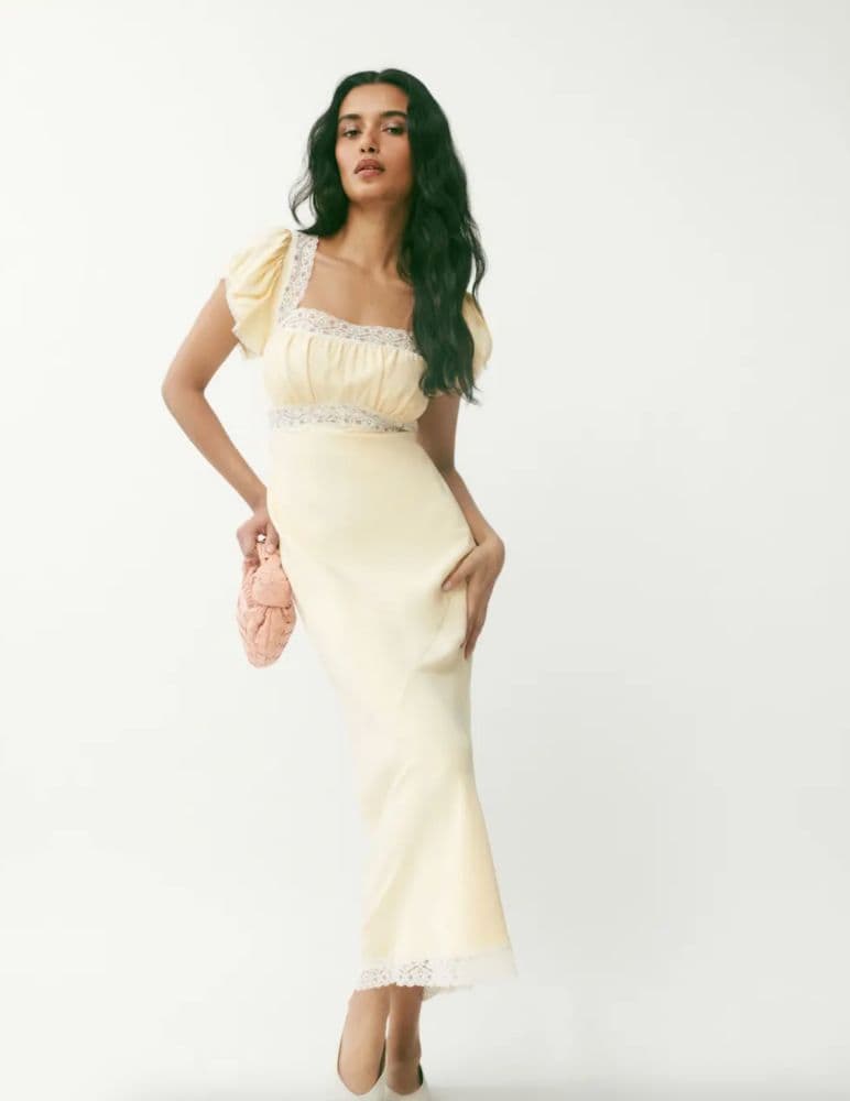 Reformation long dress 100% silk - Image 1
