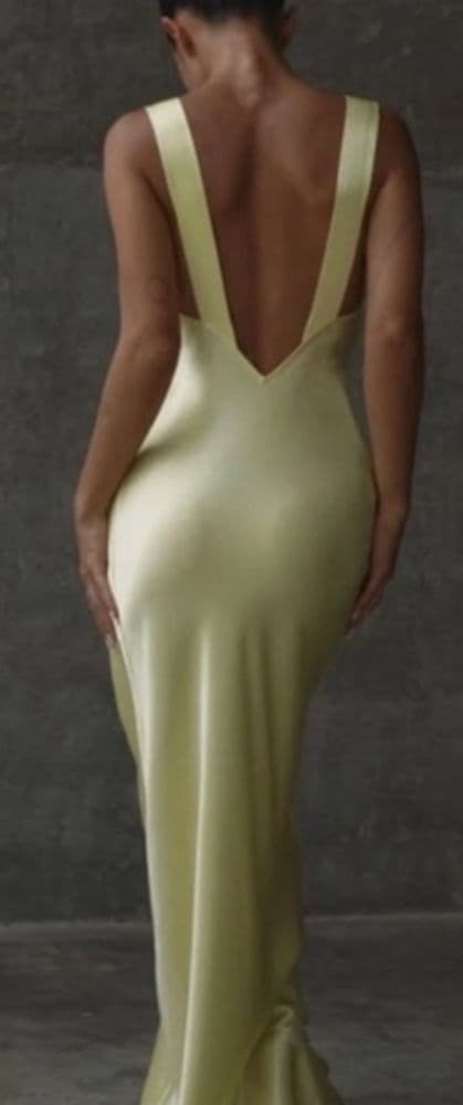 Rumored Sunset Strip Maxi Dress - M - Yellow - Image 3