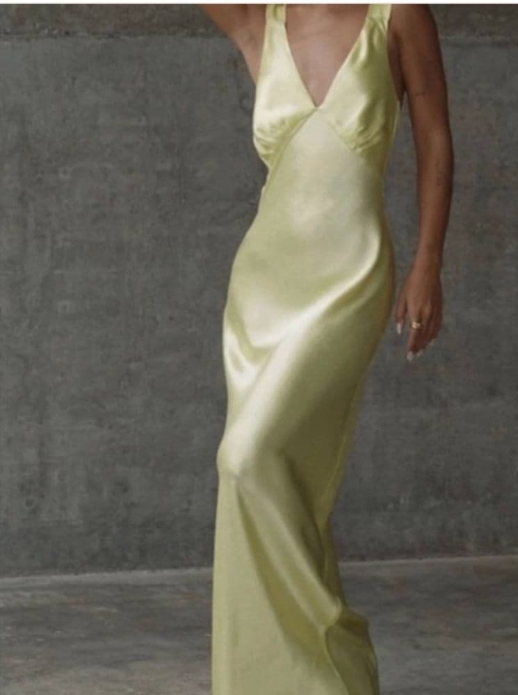 Rumored Sunset Strip Maxi Dress - M - Yellow - Image 2