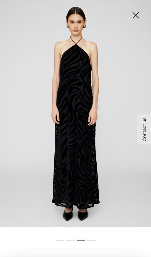 Anine Bing Leanne halterneck maxi dress - Image 4