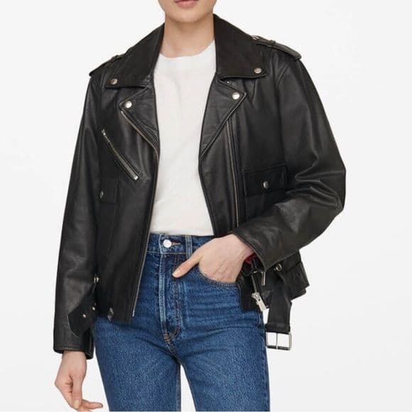 Anine Bing Maverick Leather Jacket - Image 1
