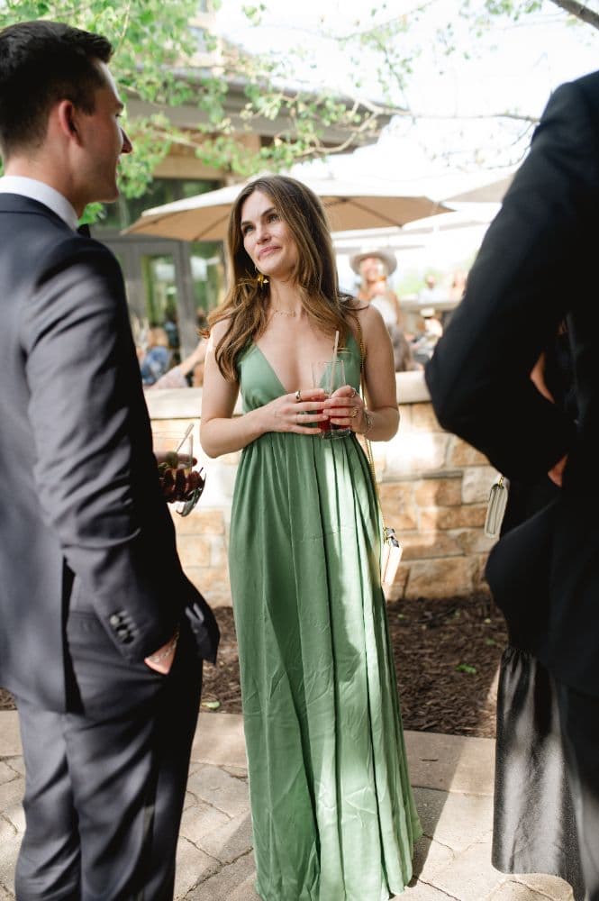 Zimmermann Green Silk V-Neck Maxi Dress - Image 4