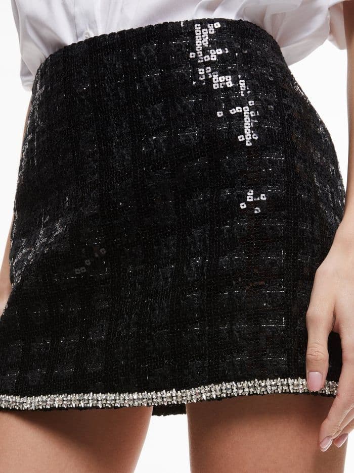 Alice + Olivia Sequin Skirt - Image 2