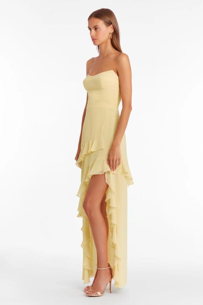 Amanda Uprichard Magnolia Dress Yellow - Image 2