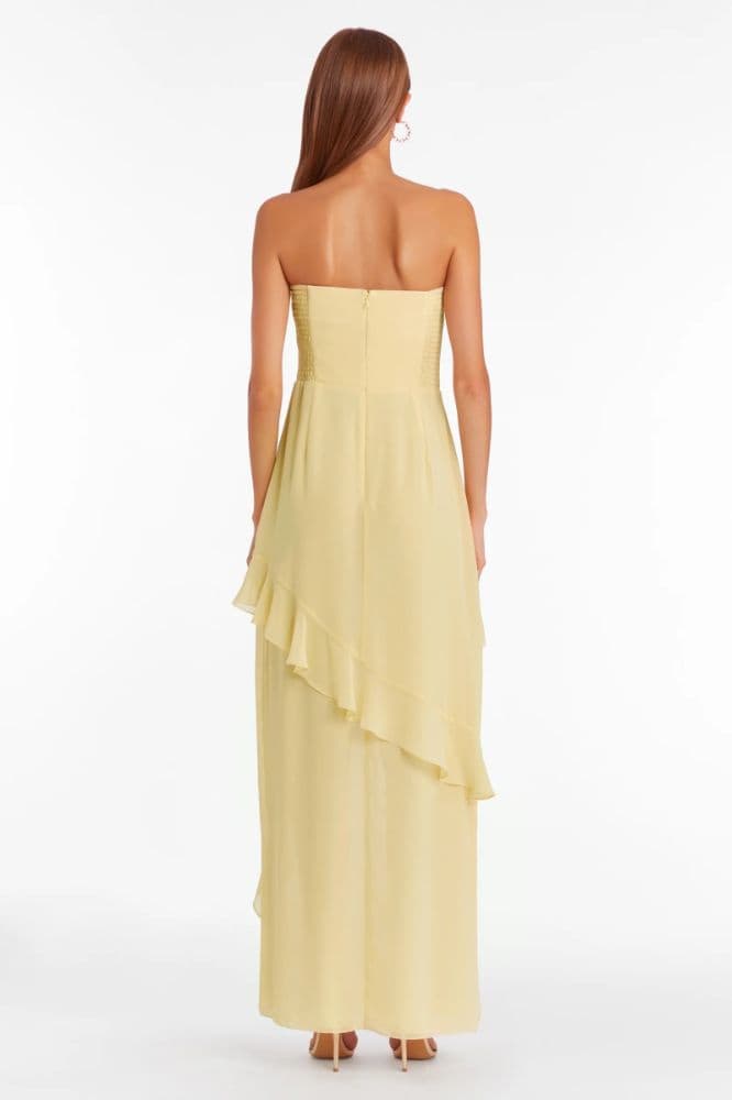 Amanda Uprichard Magnolia Dress Yellow - Image 4