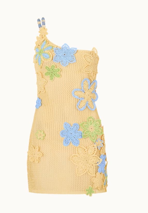 Bydee Crochet Mini Dress - Image 1