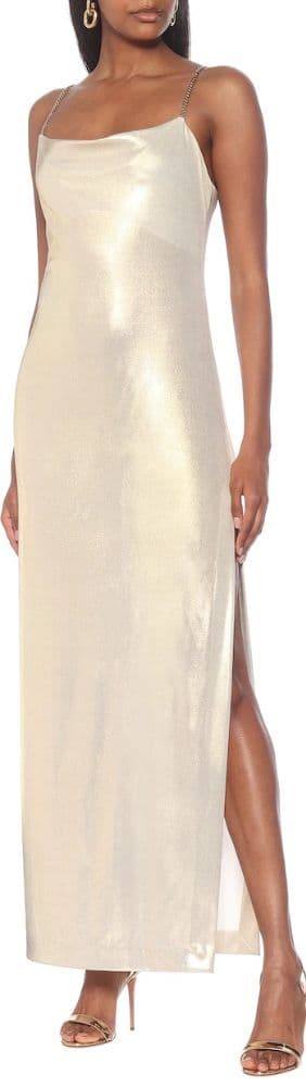 Balmain, Lamé slip dress - Image 1