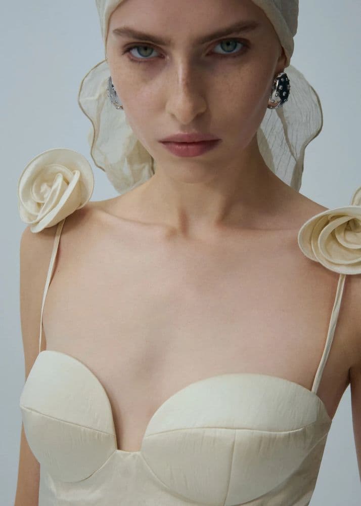 Magda Butrym, Cotton blend midi dress - Image 2