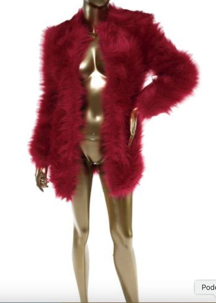 Saint Laurent Faux Fur Coat - Image 1