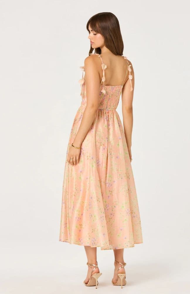 ASTR Floral 3D Applique Dress - Image 2