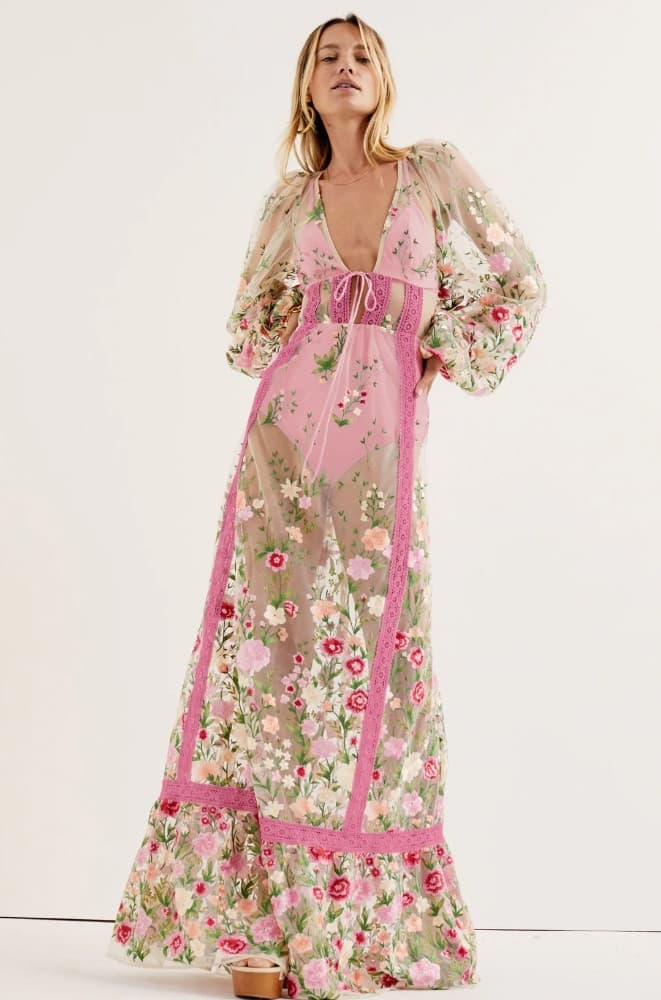 For love and lemons luna maxi dress - Image 1