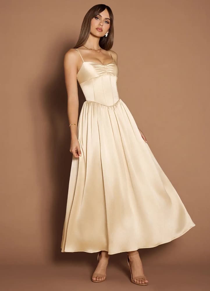 Lylla Cream Maxi Dress - Image 1