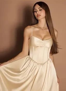Lylla Cream Maxi Dress - Image 6