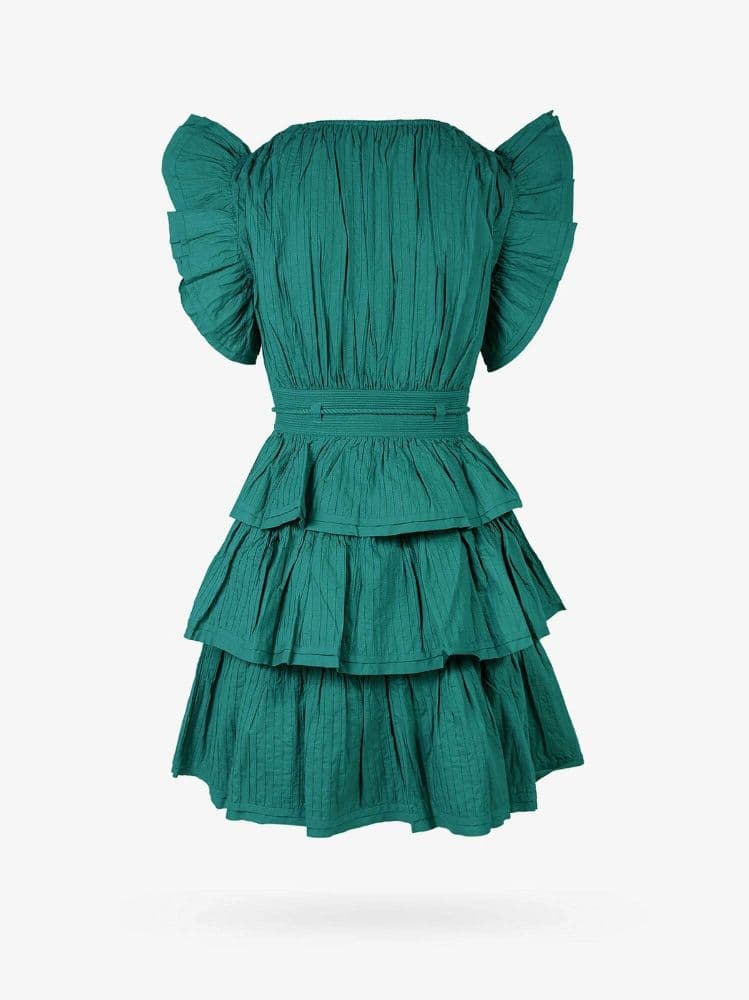 ULLA JOHNSON Camilla ruffled cotton poplin minidress - Image 2