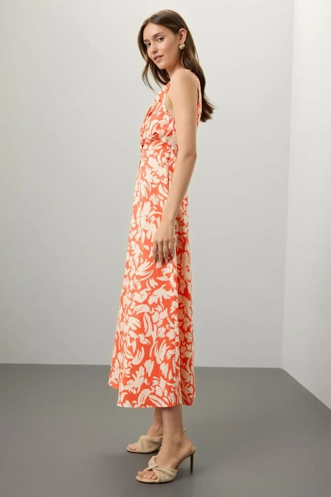 Misa Najah Dress in Patmos Tangerine - Image 3