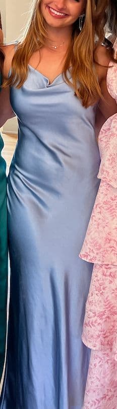American Threads Blue Maxi Dress - Image 2