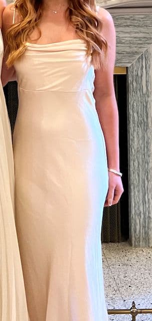 Revolve Champagne Maxi Dress - Image 2