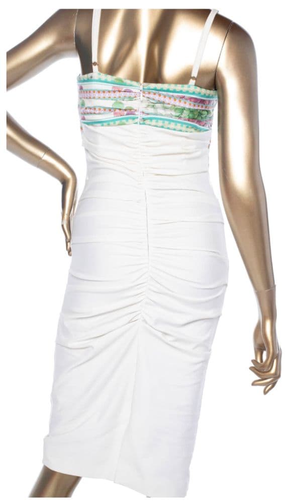 Roberto Cavalli Silk-accented Midi Dress - Image 3
