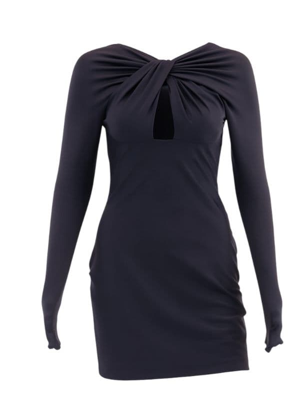 Coperni Cutout Draped Mini Dress - Image 3