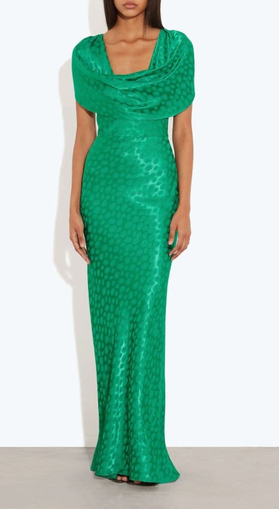 Rat & Boa ODESSA DRESS GREEN - Image 1