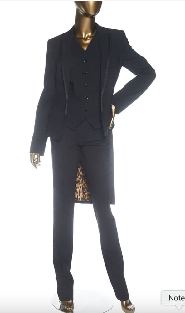 Dolce & Gabbana Tuxedo Jacket Suit Set With Vest - Image 1