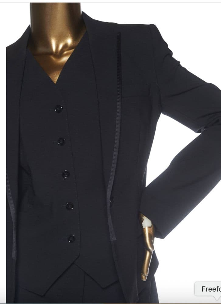 Dolce & Gabbana Tuxedo Jacket Suit Set With Vest - Image 5